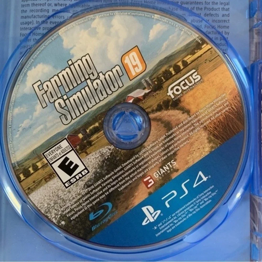 PLAYSTATION PS4 Farming Simulator 19 E For Everyone‎ Video Game